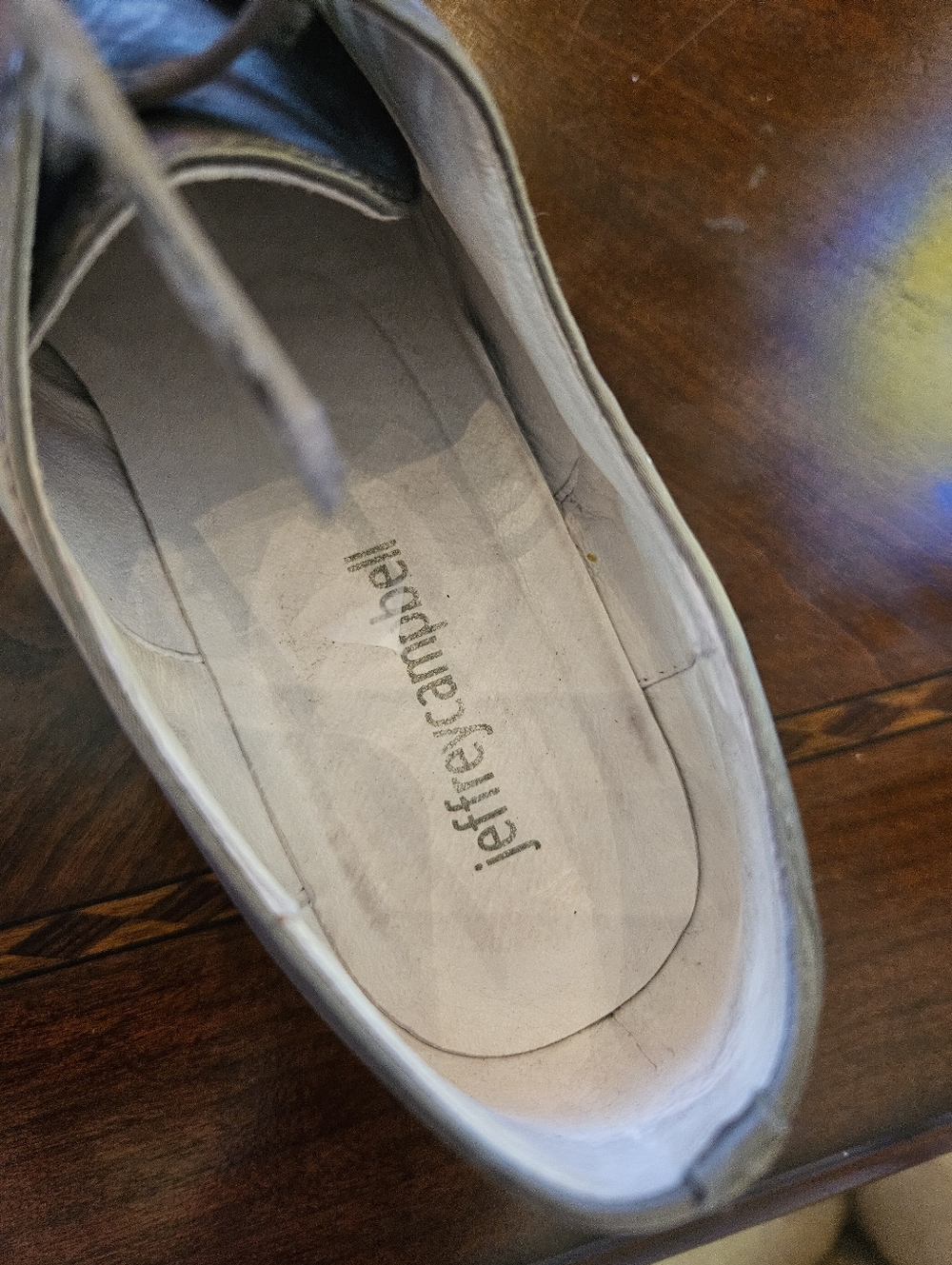 Jeffrey Campbell Gray Floral Lace-Up Flats - Picture 5 of 6